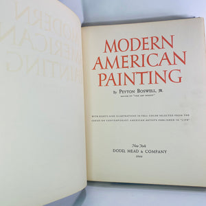 Modern American Painting by Peyton Boswell 1940 Dodd, Mead & Co.