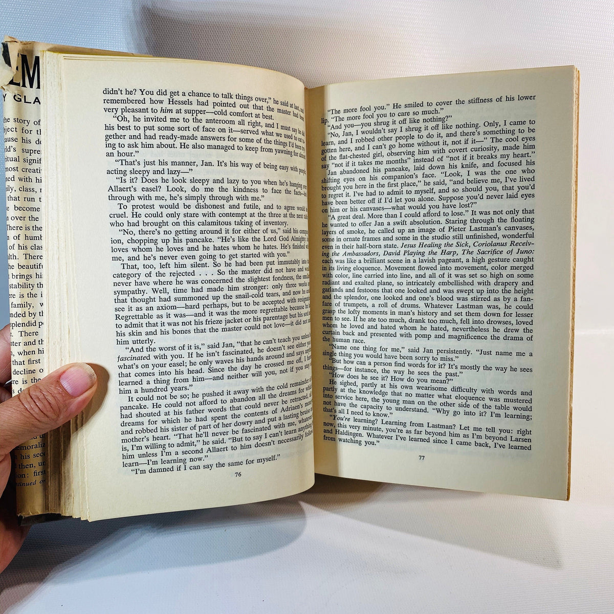 Rembrandt A Novel by Gladys Schmitt 1961