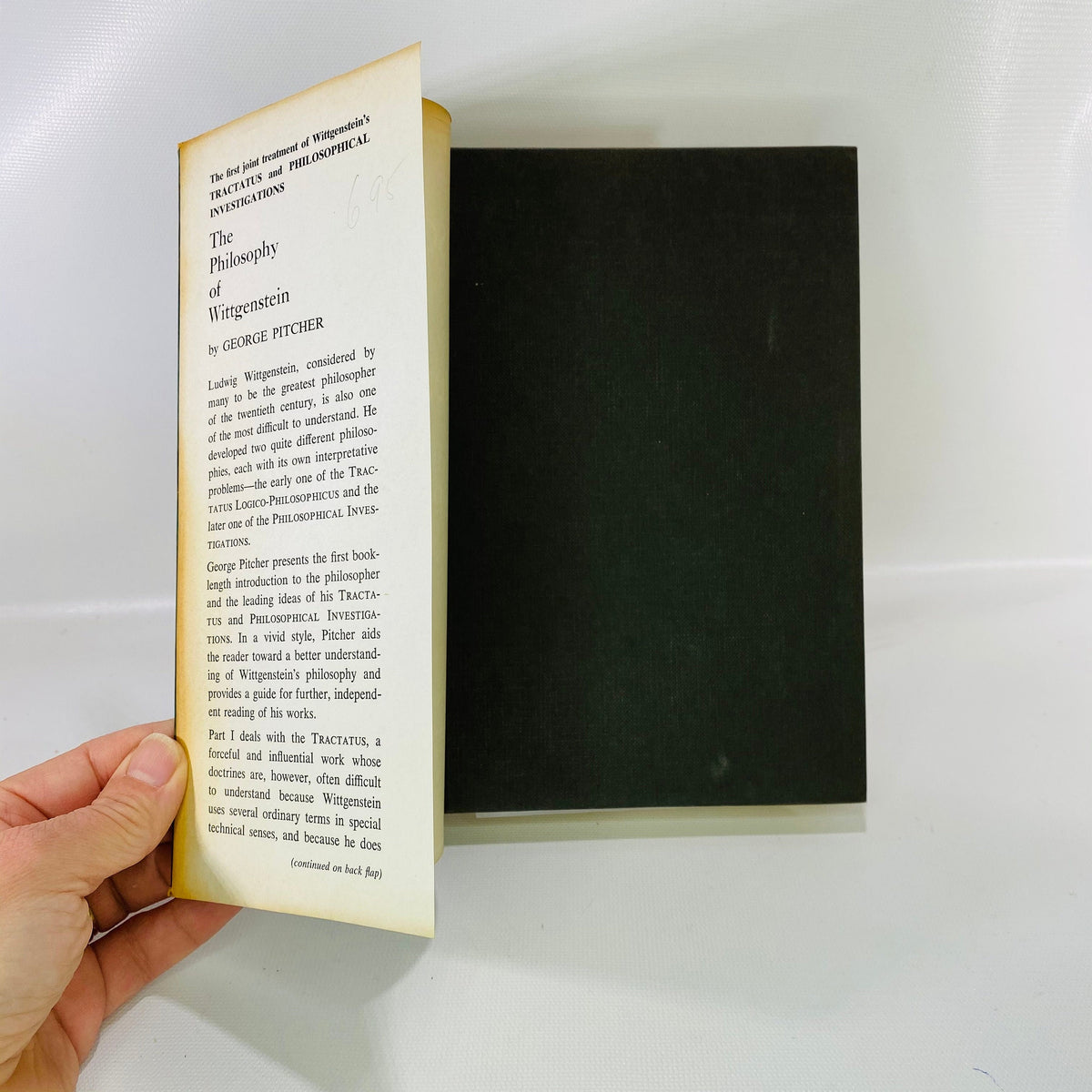 The of Philosophy Wittgenstein by George Pitcher 1964 Vintage Book