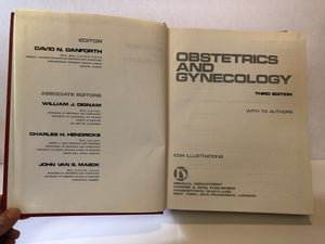 Obstetrics and Gynecology 1977 Third Edition with 73 Authors and 1034 Illustrations Vintage Book