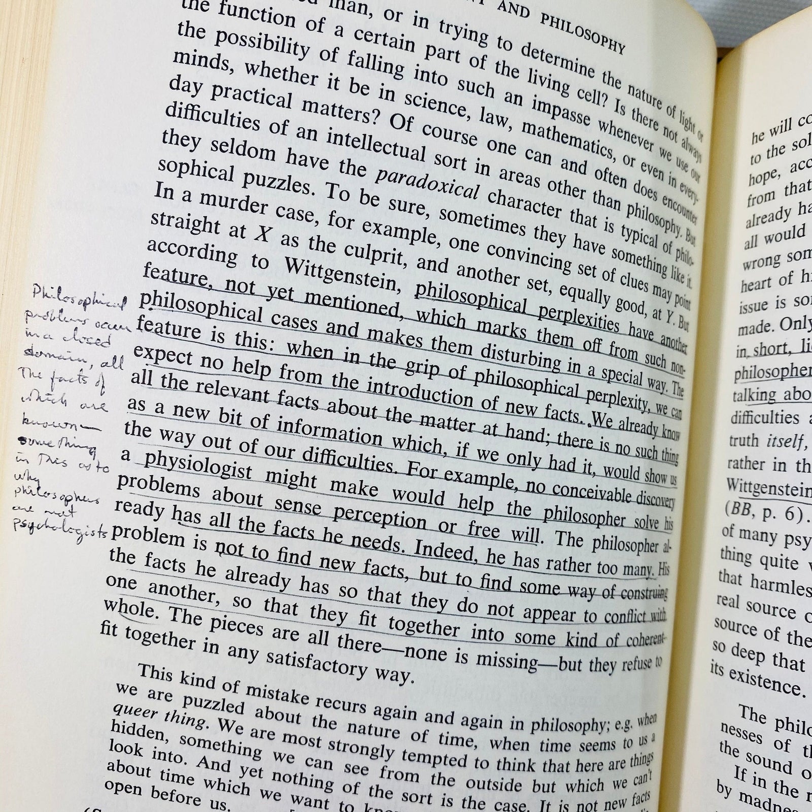 The of Philosophy Wittgenstein by George Pitcher 1964 Vintage Book