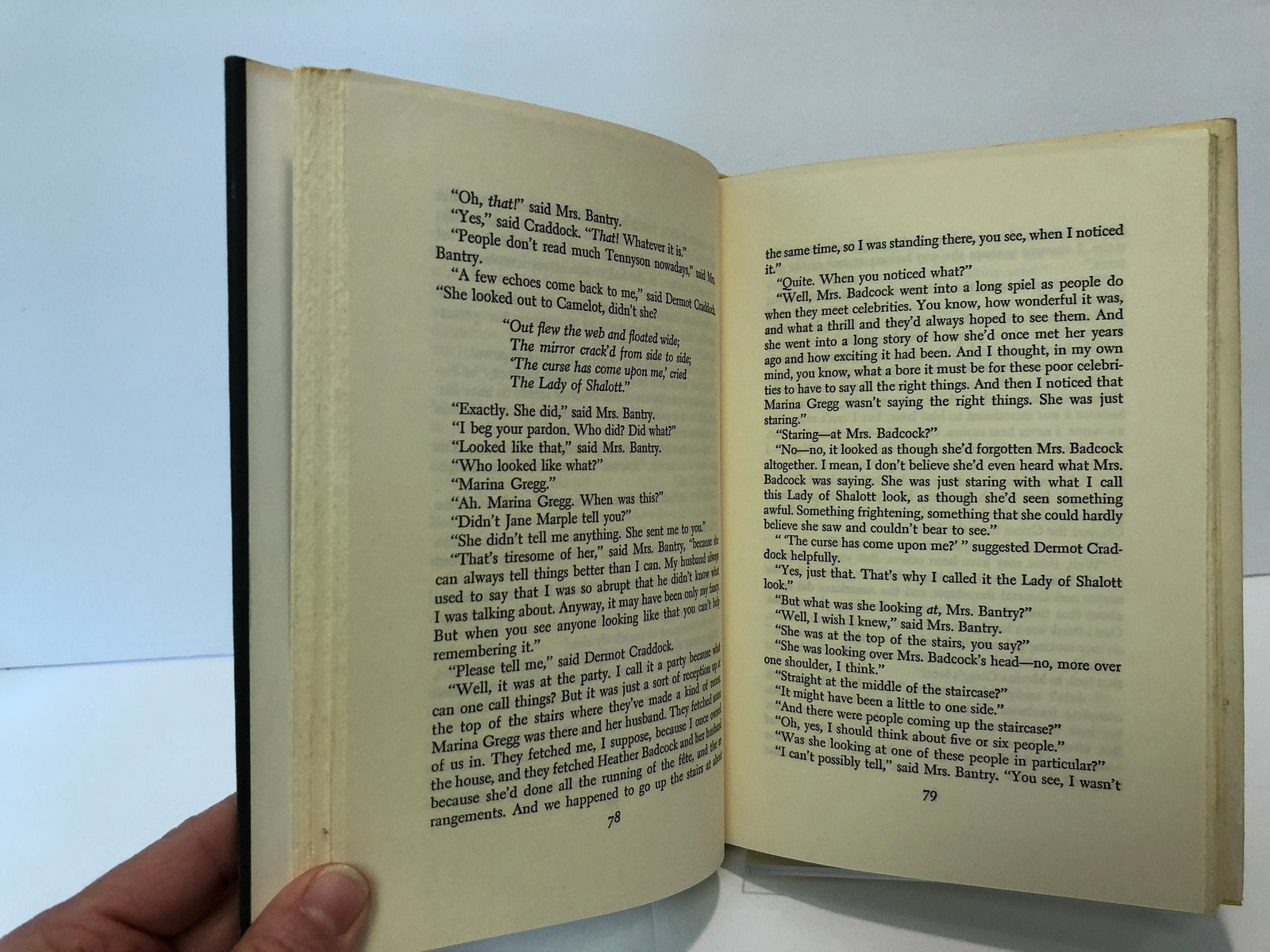 The Mirror Cracked Book Number Nine in the Miss Jane Marple Series by Agatha Christie 1962 Vintage Book