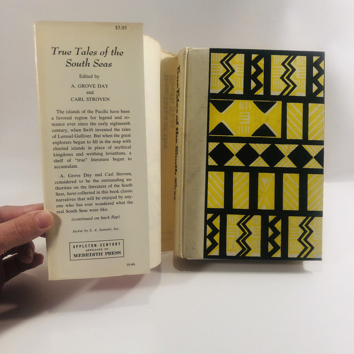 True Tales of the South Seas by A. Grove Day 1966 A First Edition Vintage Book Vintage Book
