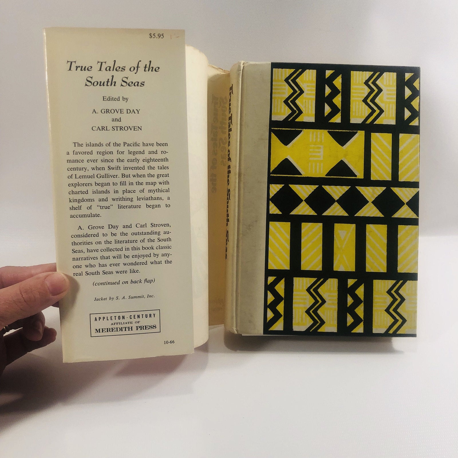 True Tales of the South Seas by A. Grove Day 1966 A First Edition Vintage Book Vintage Book