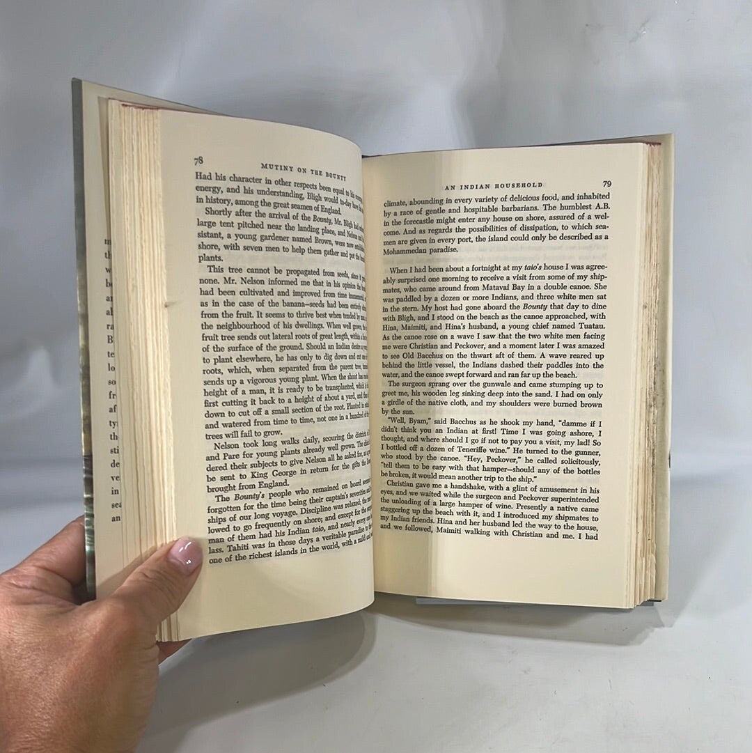 Mutiny on the Bounty by Charles Nordhoff 1960 Little Brown and Company Vintage Book