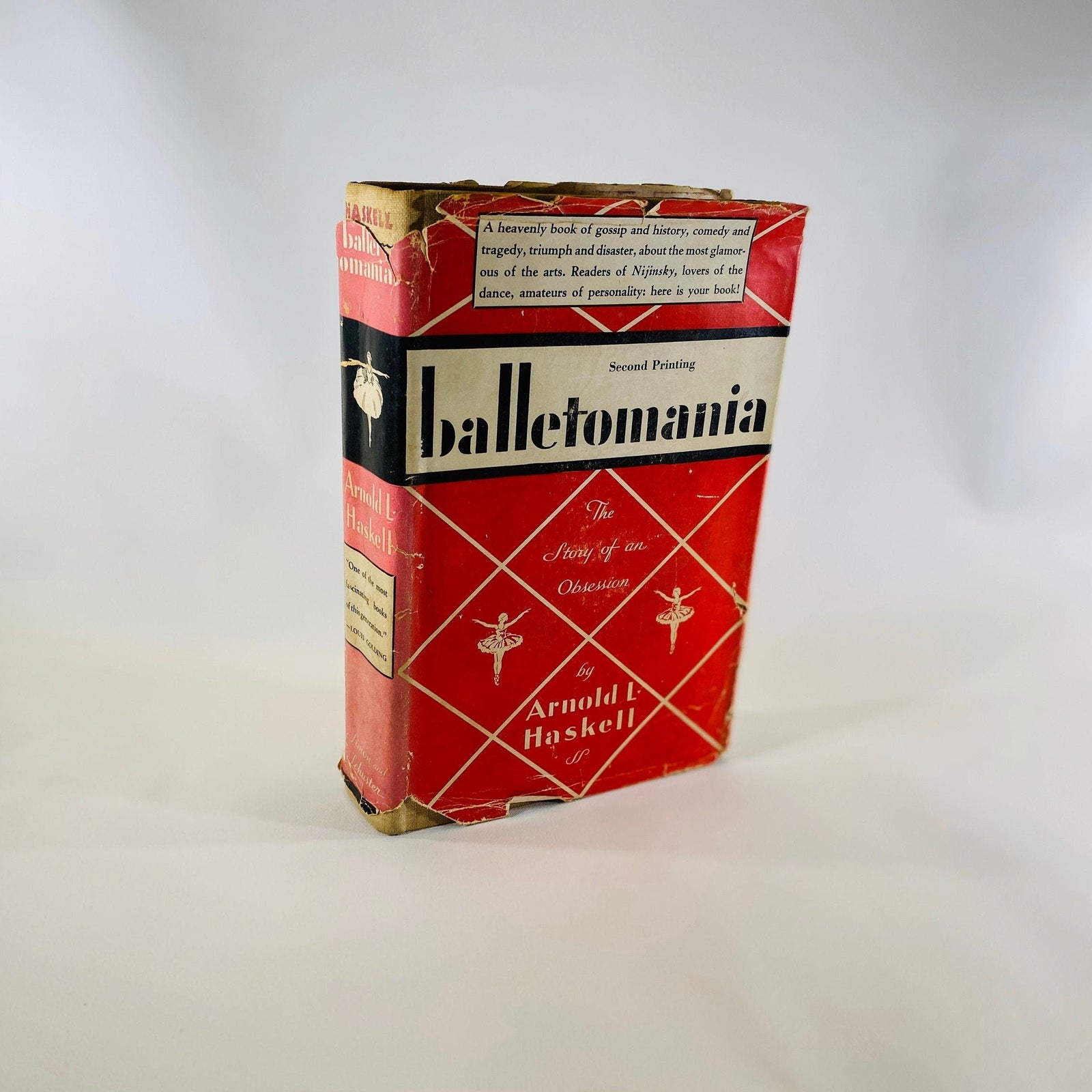 Balletomania the Story of Obsession by Arnold Haskell 1934 Vintage Dance Ballet Book
