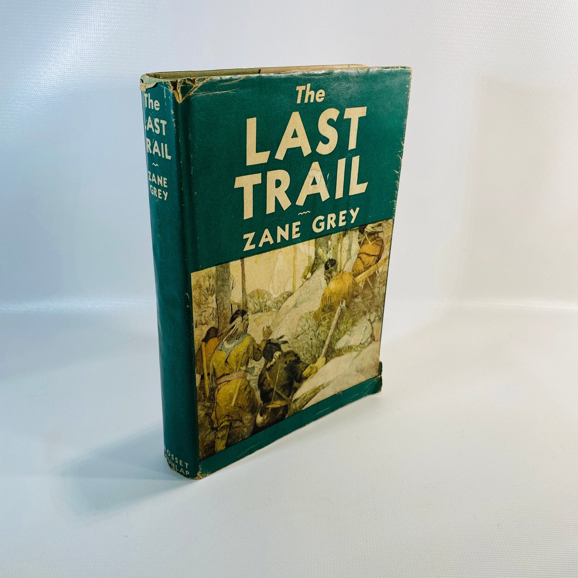 The Last Trail by Zane Grey 1909 w/ Original Dust Jacket First Edition Vintage Book