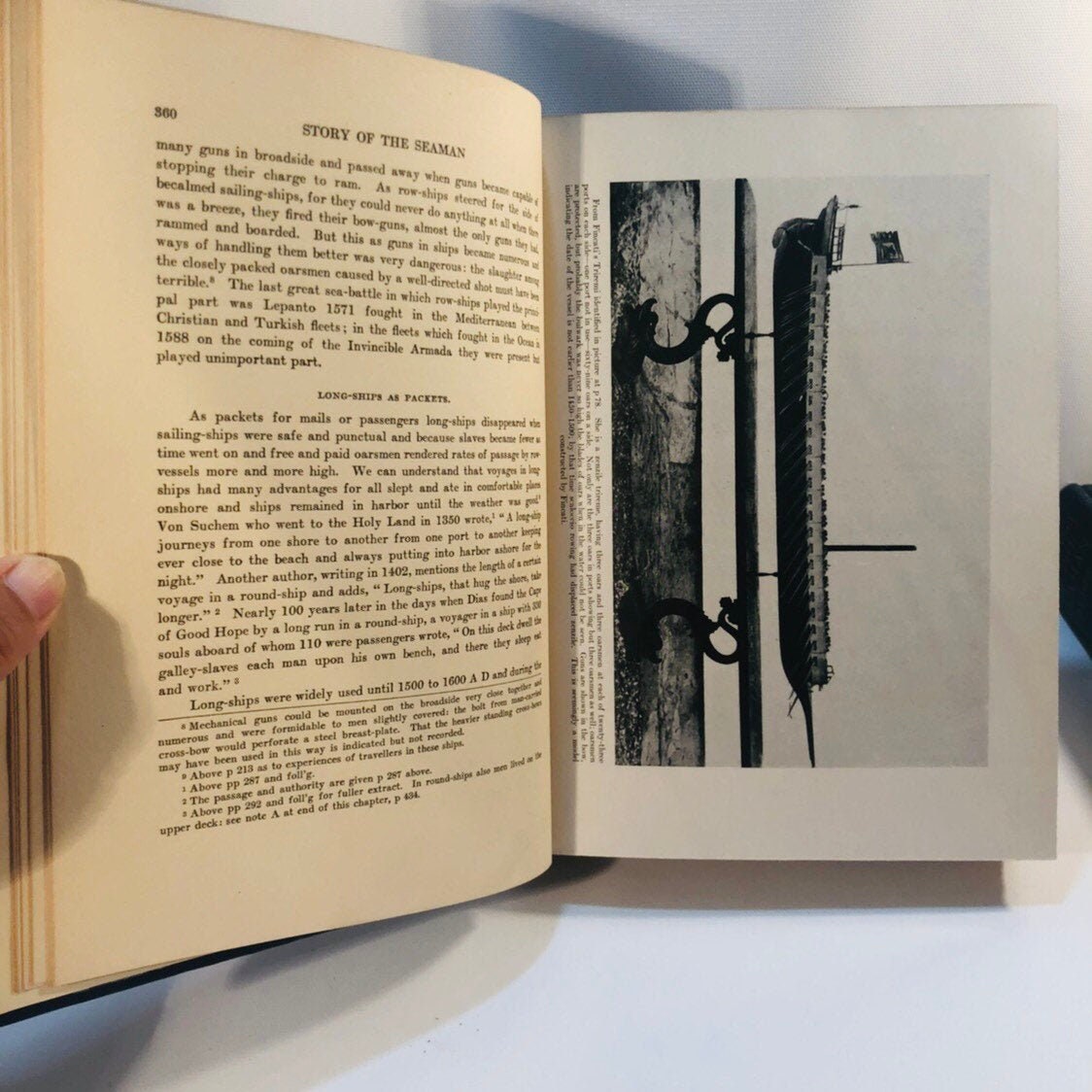 The Story of the Seaman by John Forsyth Meigs Volume 1 and 2 1924 Vintage Book