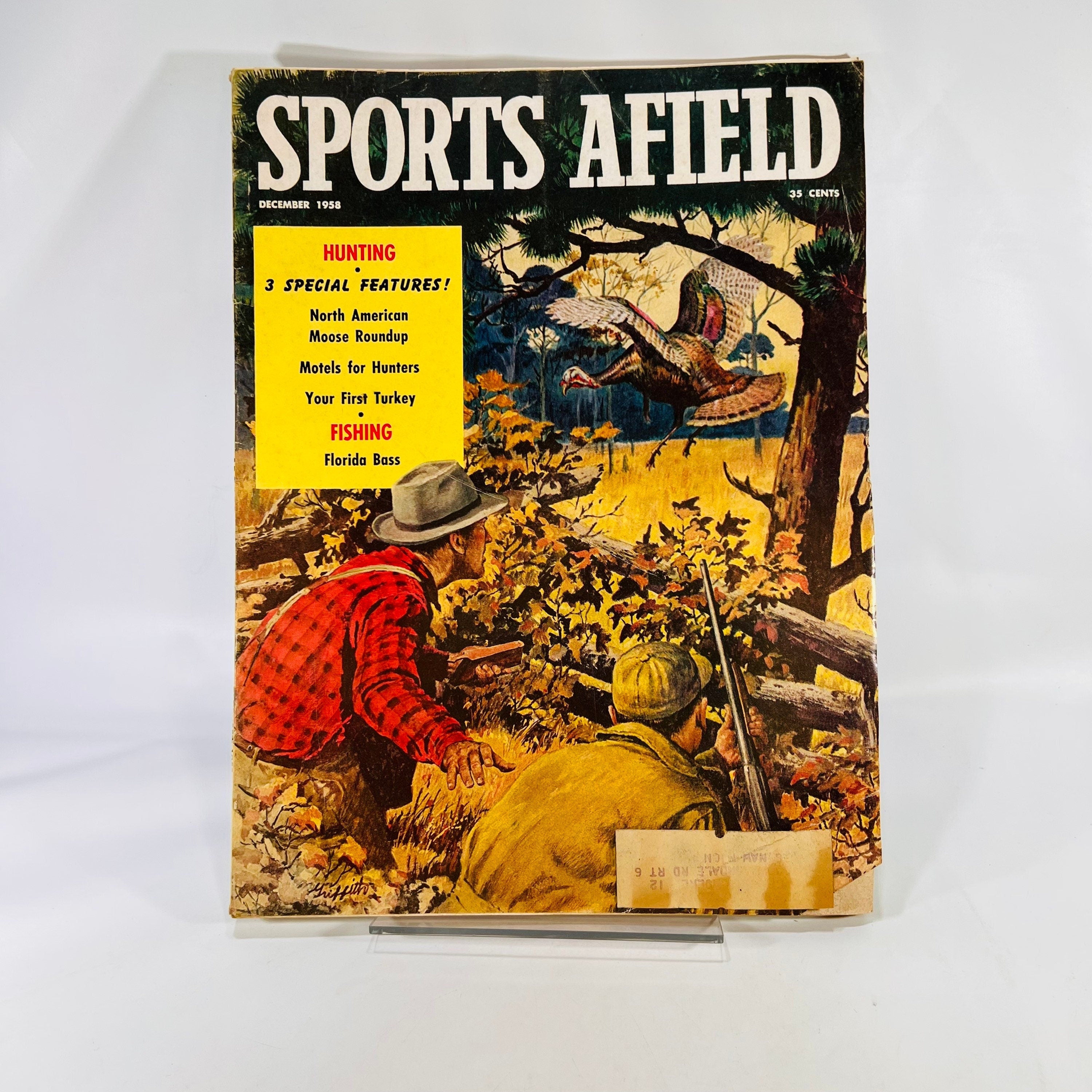 Sports Afield Vintage Magazine December 1958 Volume 140 Number 6