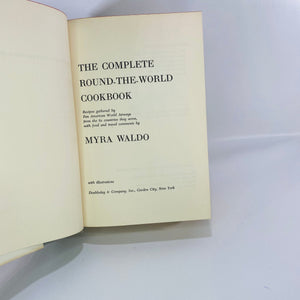 The Complete Round-the-World Cookbook by Myra Waldo 1958 Double day  Vintage Cookbook