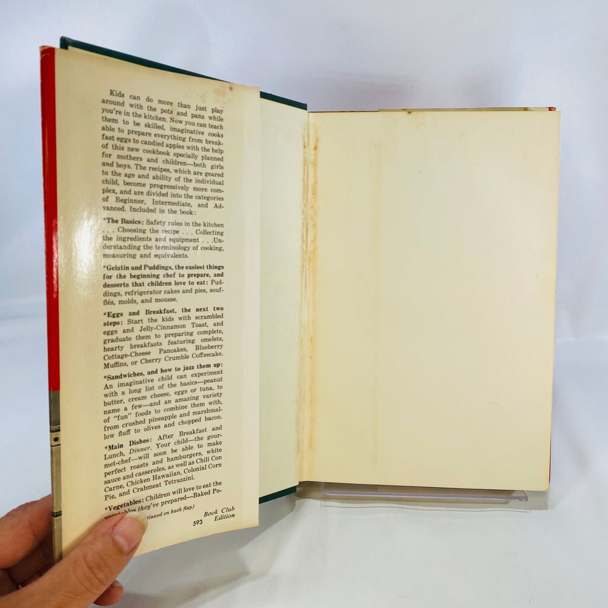 The Kids in the Kitchen Cookbook by Lou Levine 1968  The Macmillan Company-reading vintage  Vintage Cookbook