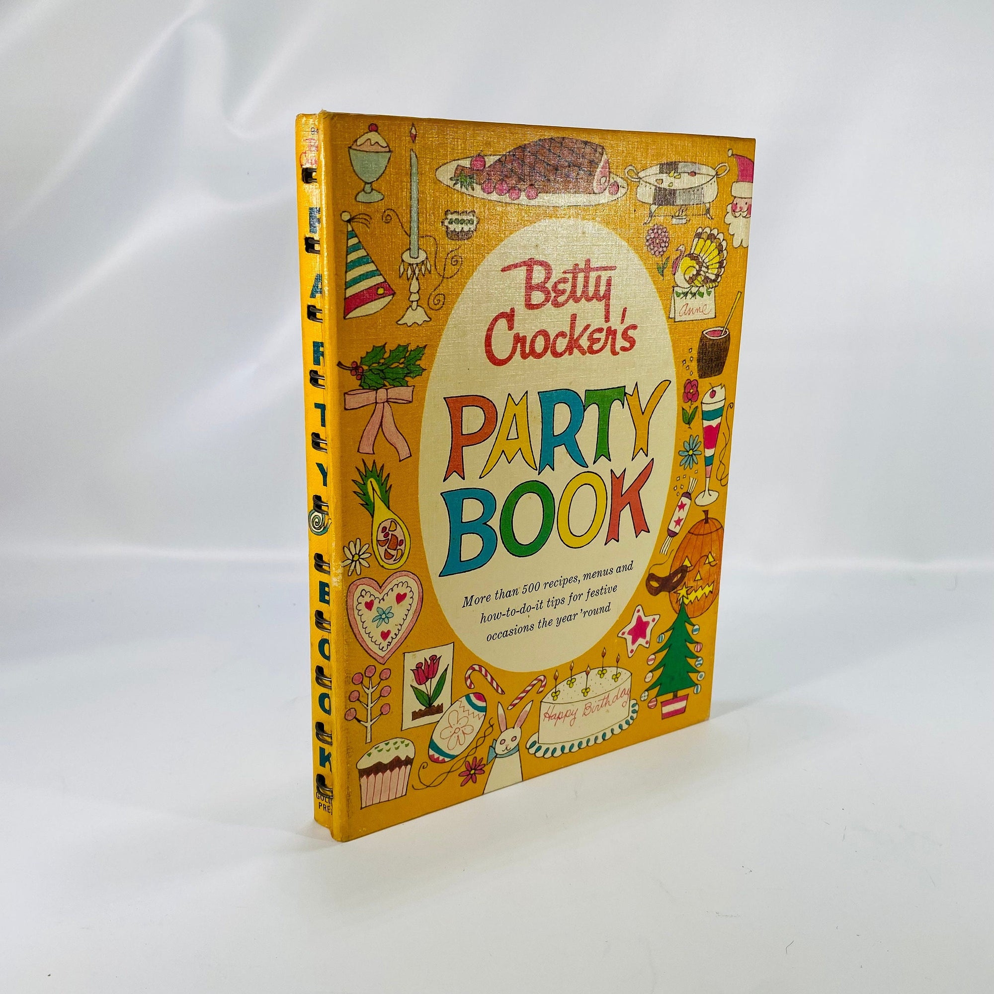 Betty Crocker Party Cookbook 1960 First Edition Golden Press  Vintage Cookbook