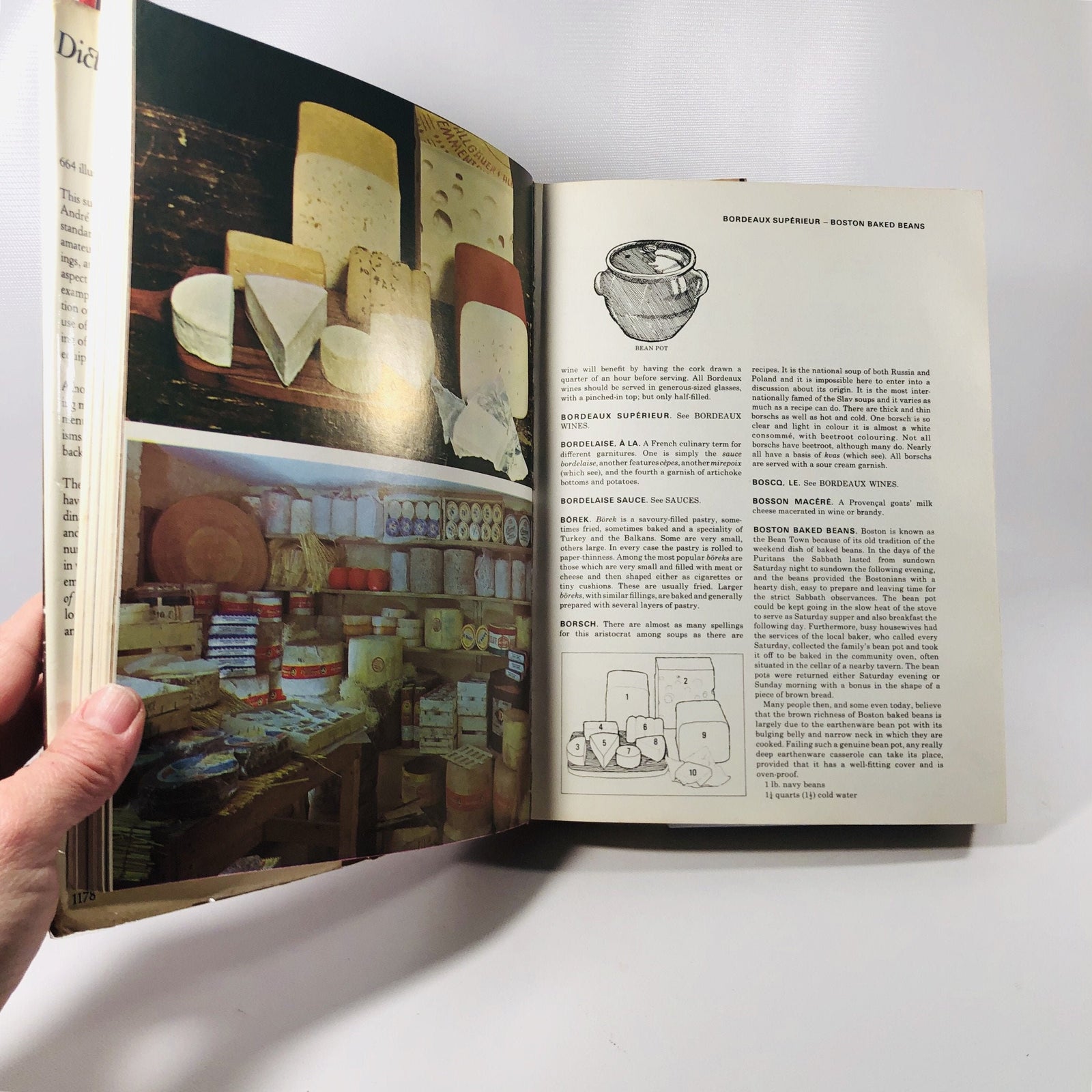 Dictionary of Gastronomy by Andre L. Simon 1970 A   Vintage Cookbook