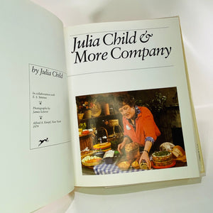 Julia Child & More Company by Julia Child 1979 Alfred A. Knopf Vintage Book