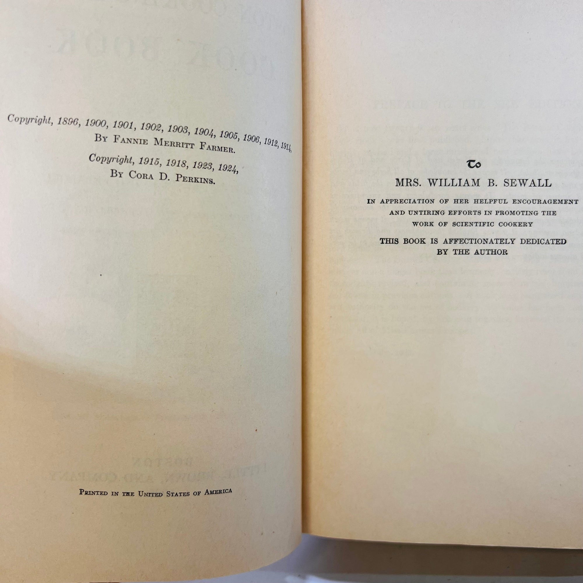 The Boston Cooking-School Cookbook by Fannie Merritt Farmer 1929 Little Brown and Company  Vintage Cookbook