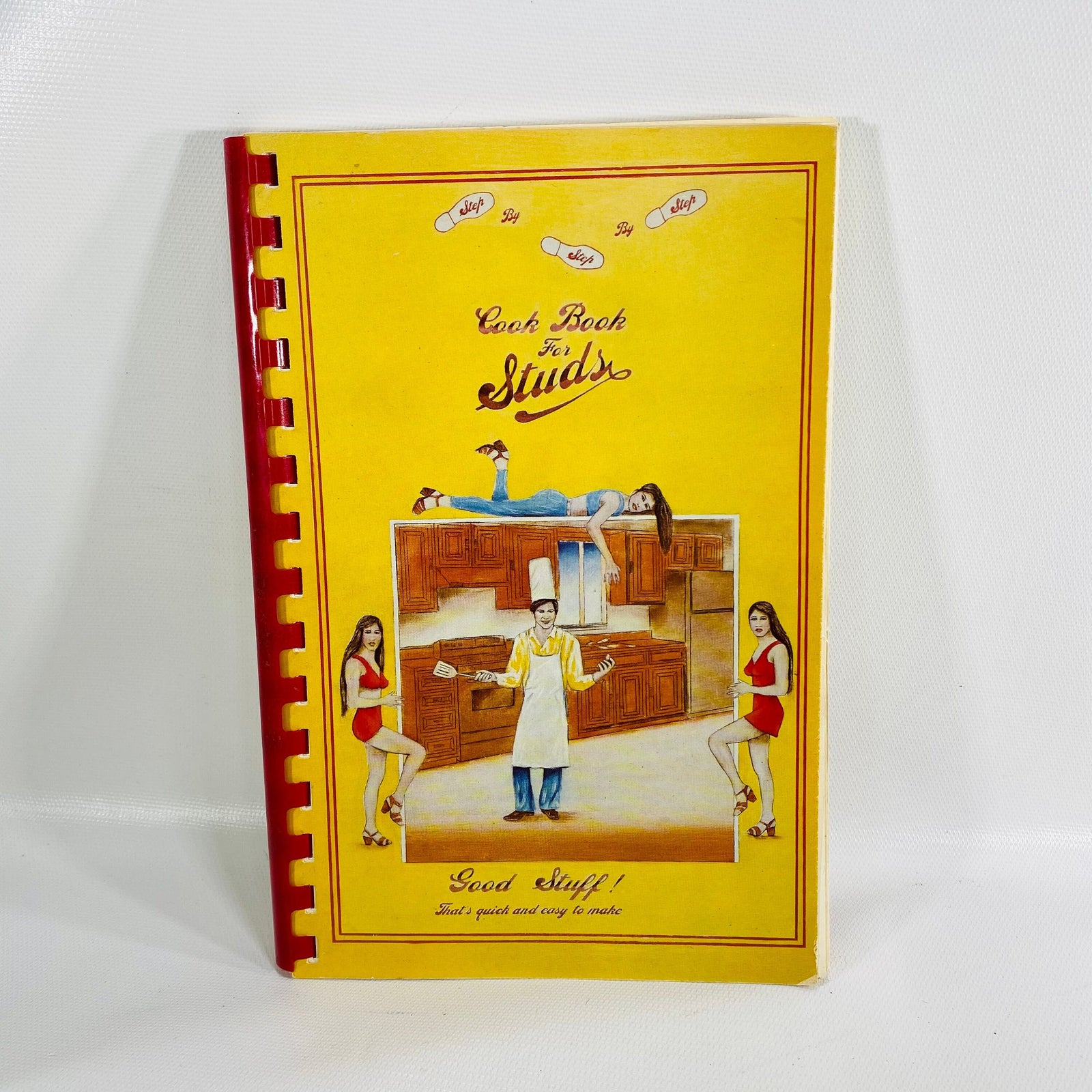 Cook Book for Studs by Dorothy & Gordon Wright 1983 Saginaw Mich. Vintage Book