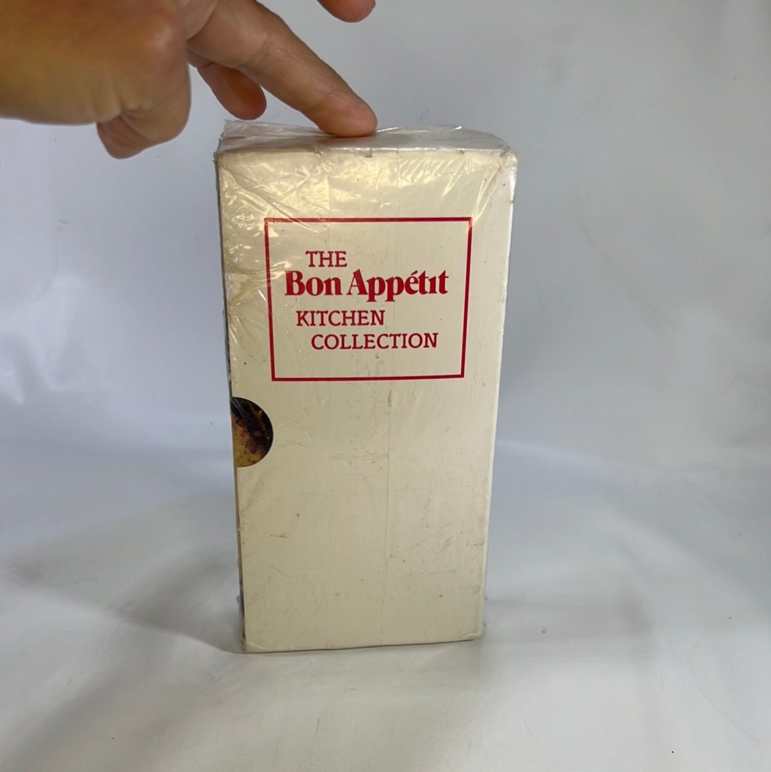 Sealed The Bon Appetit Kitchen Collection a Four Box Set 1983 by Knapp Communication Vintage Book
