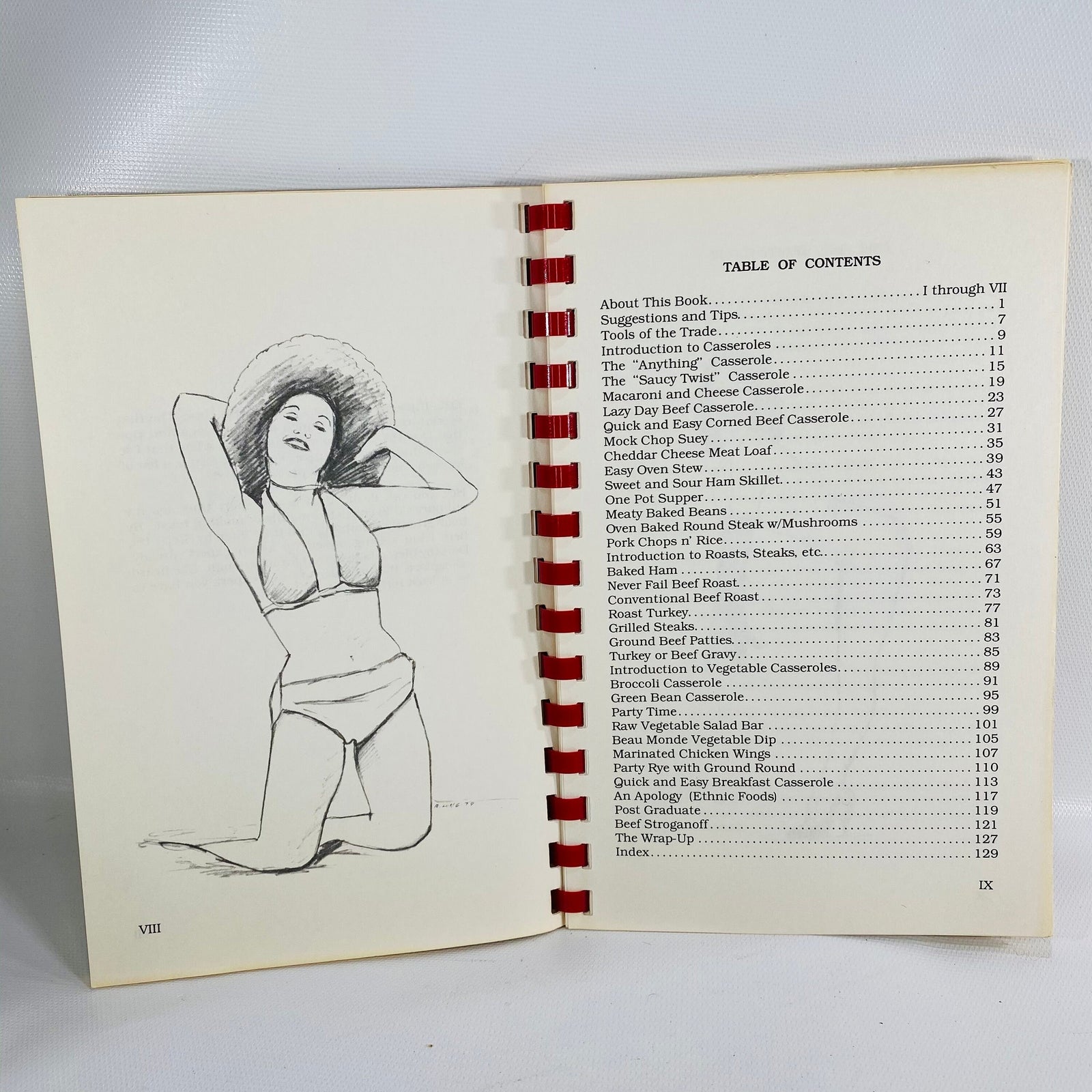 Cook Book for Studs by Dorothy & Gordon Wright 1983 Saginaw Mich. Vintage Book