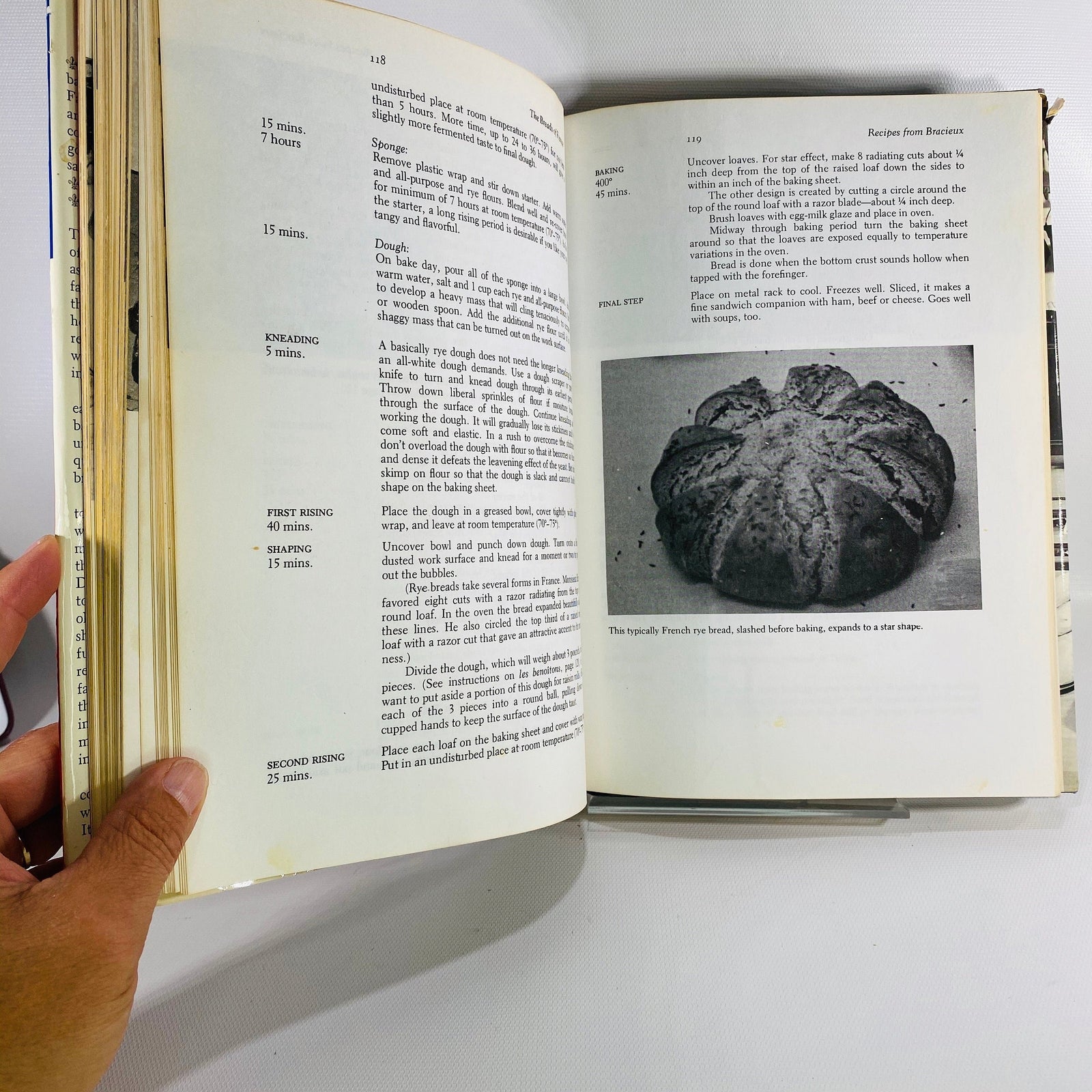 The Breads of France by Bernard Clayton, Jr. 1978 Vintage Book