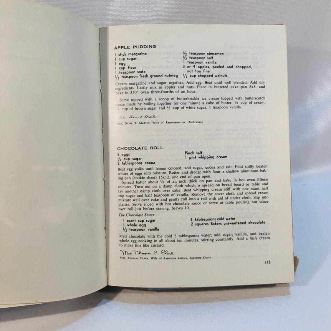 The Congressional Club Cookbook  Published by the Congressional Club Washington 1965  Vintage Cookbook