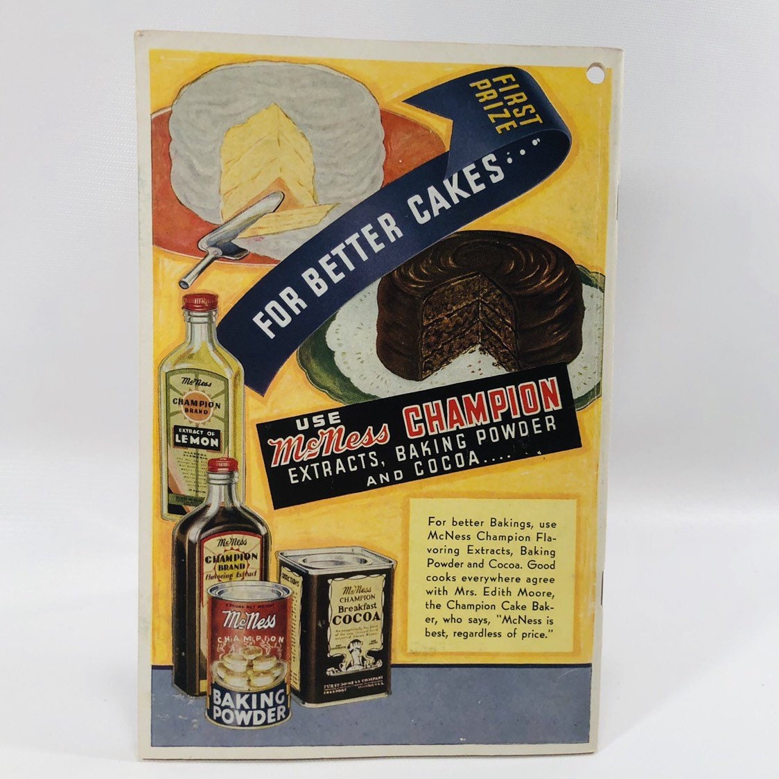 Recipes from Around the World by The McNess Company A Vintage Pamphlet Vintage Book