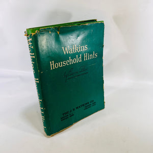 Watkins Household Hints by Elaine Allen 1941 J.R. Watkins Co. Original Dust Jacket Vintage Book