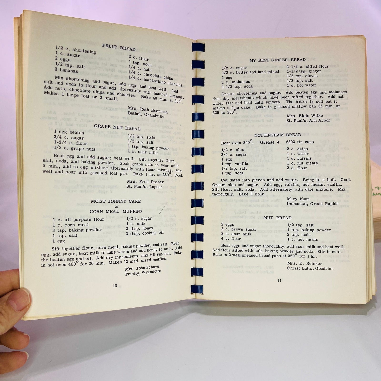 Favorite Foods and Favorite Foods Two compiled by Lutheran Children's Friend Auxiliary of Michigan 1974 Vintage Book