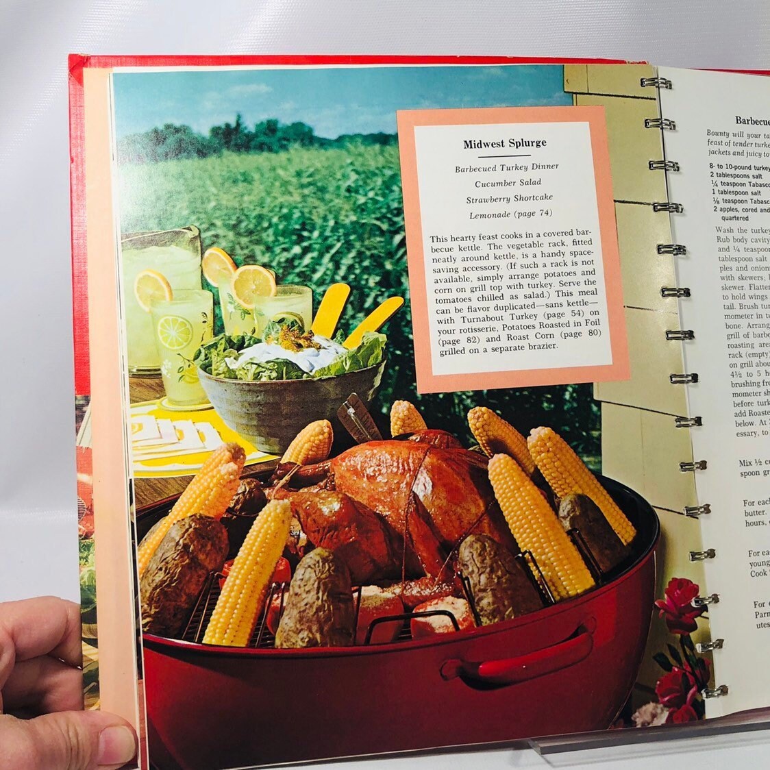 Betty Crocker's New Outdoor Barbecue Cookbook Published in 1967 First Edition First Printing  Vintage Cookbook