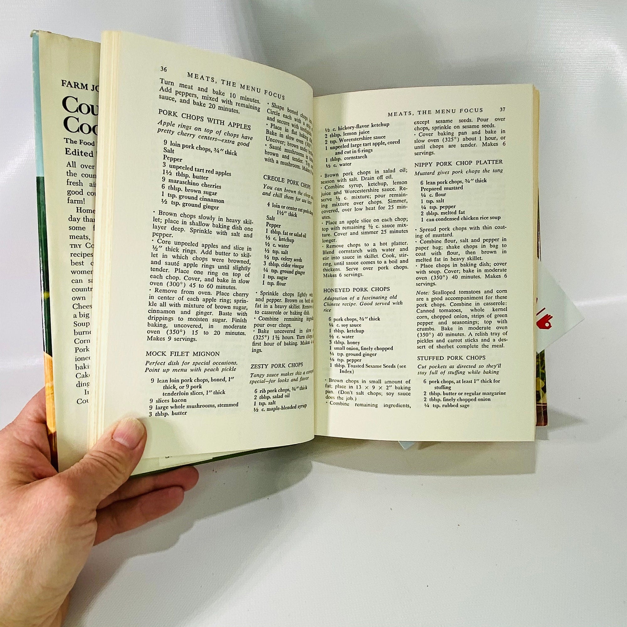 The Farm Journal's Country Cookbook edited by Nell B. Nichols 1972 Doubleday  Vintage Cookbook