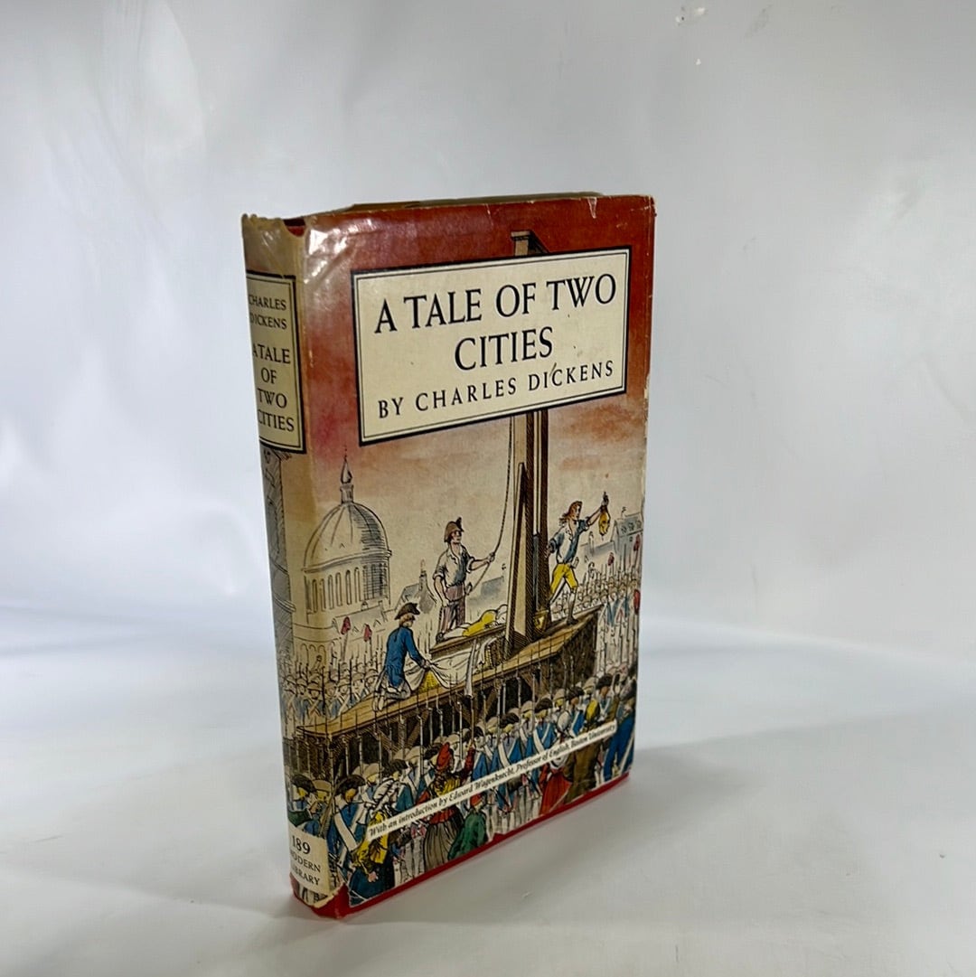 A Tale of Two Cities by Charles Dickens A Modern Library Book Number 189 1950 Vintage Book
