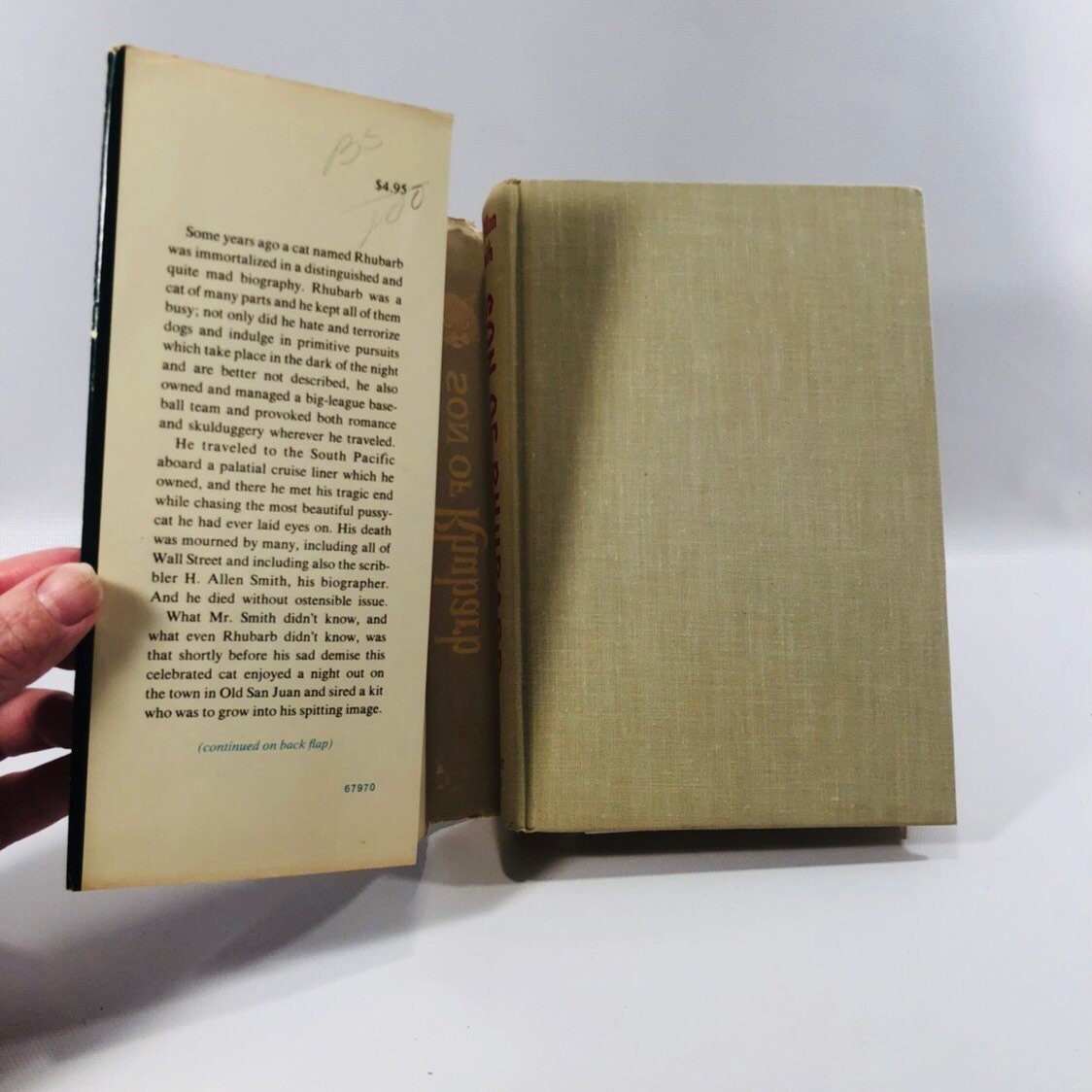 Son of Rhubard by H. Allen Smith 1967 A Vintage Book Vintage Book