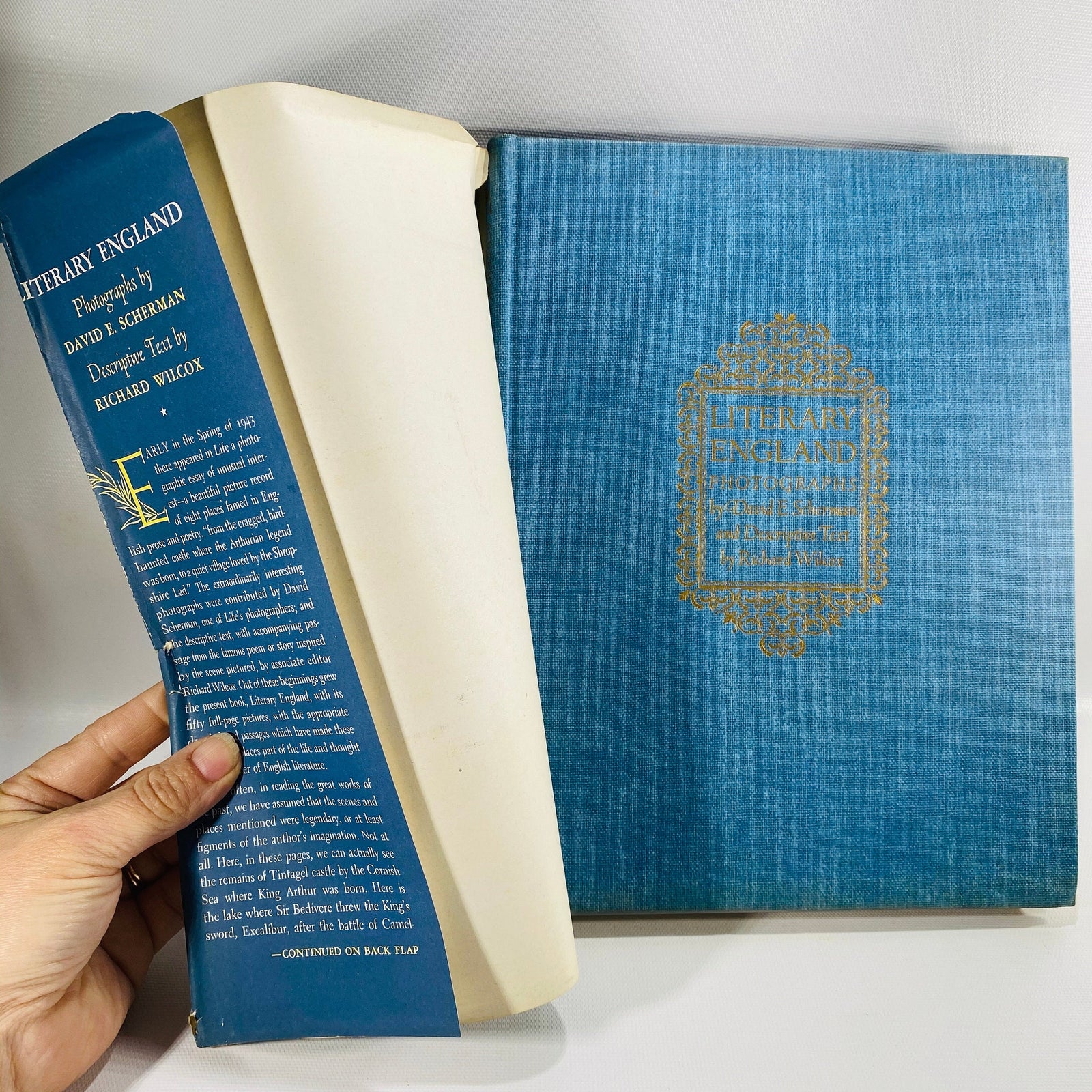 Literary England by David Scherman 1944 Vintage Book