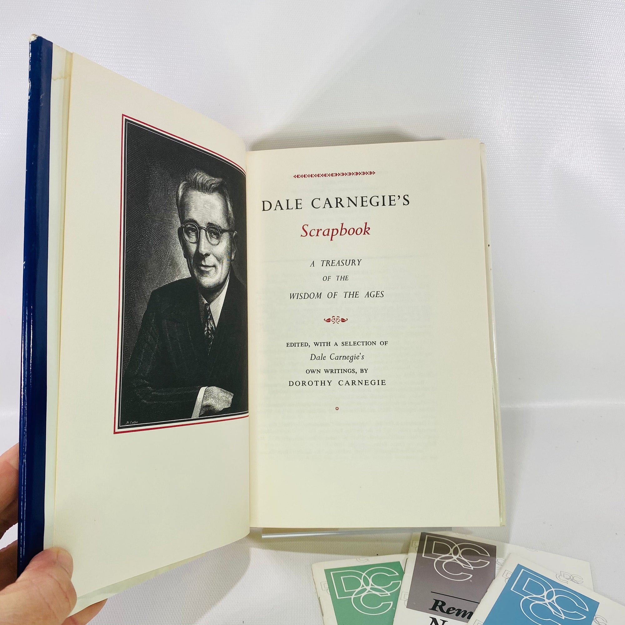 Dale Carnegie's Scrapbook edited by Dorthy Carnegie 1959 Dale Carnegie & Associates Vintage Book