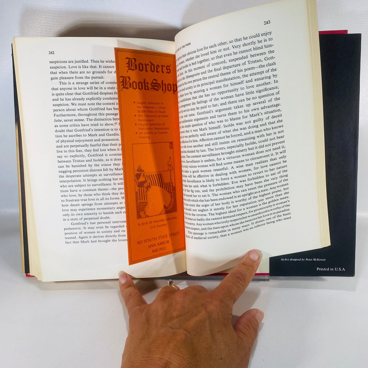The Anatomy of Love: The Tristan of Gottfried von Strassburg by W.T.H. Jackson 1971 Vintage Book