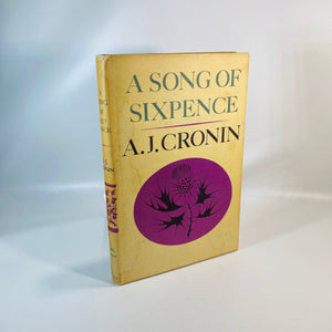A Song of Sixpence by A.J. Cronin 1964 Vintage Book