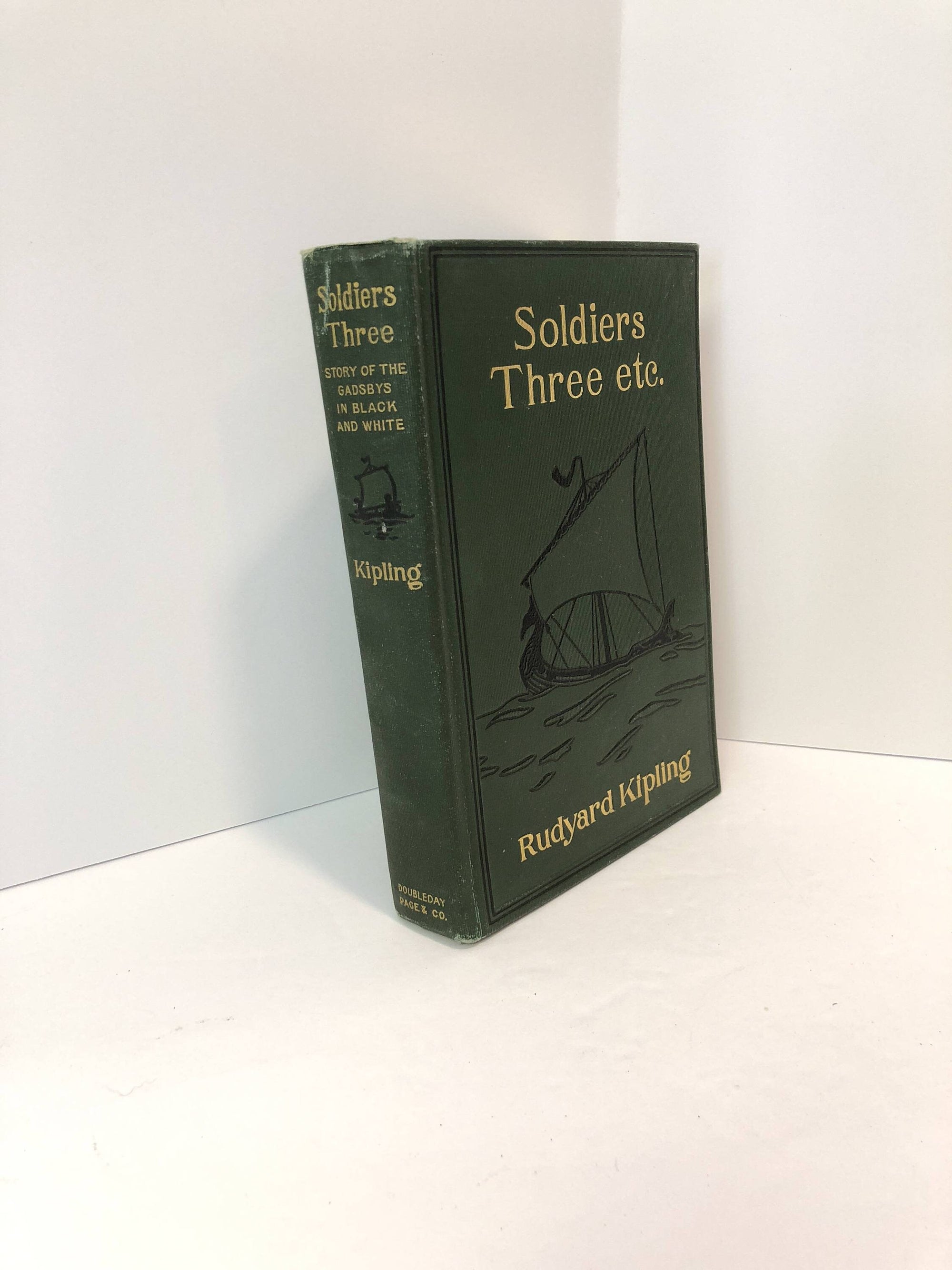 Soldiers Three etc. by Rudyard Kipling-1899 .Vintage Book Vintage Book