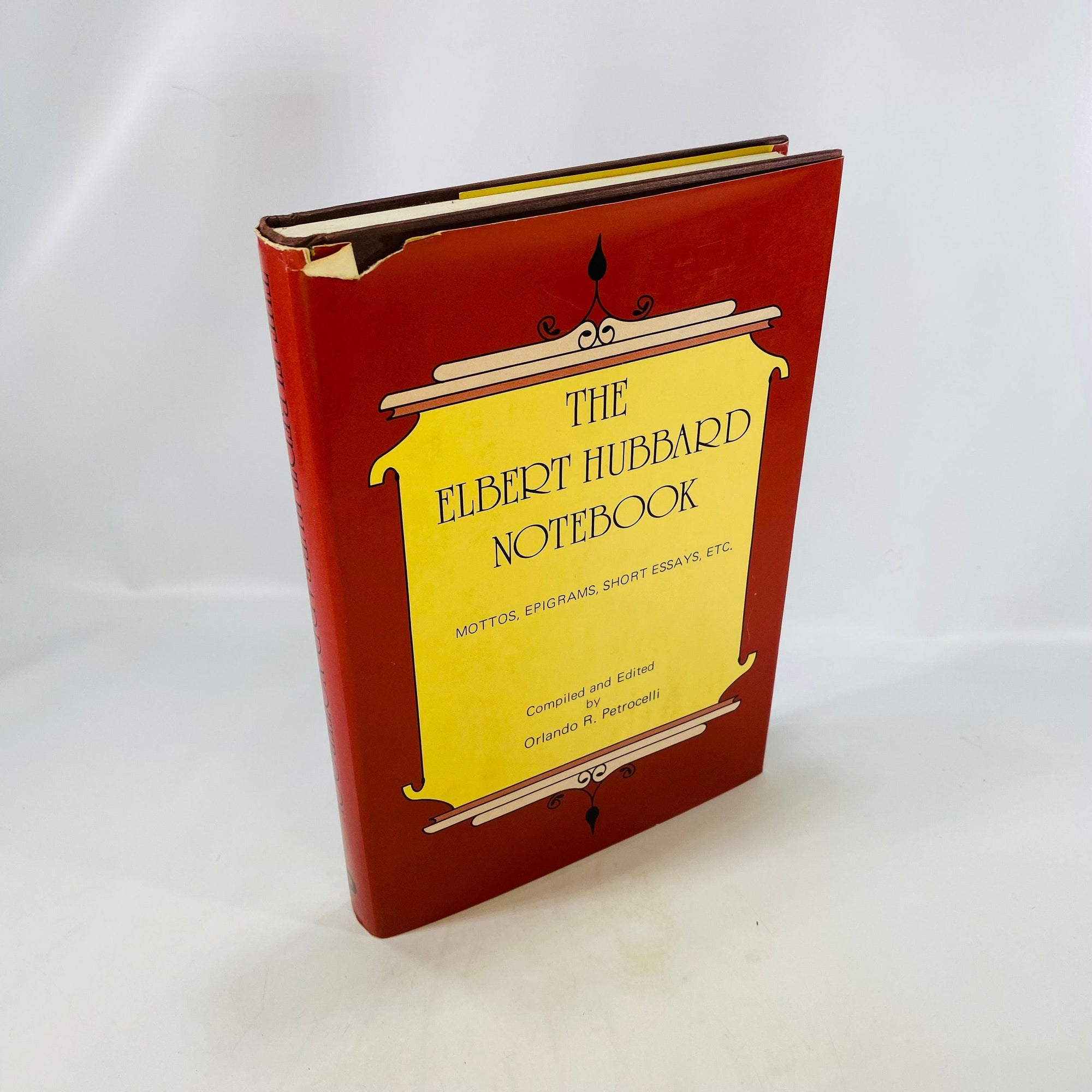 The Elbert Hubbard Notebook Mottos Epigrams Short Stories Etc. Compiled by Orlando Petrocelli 1980 Petrocelli Books Vintage Book