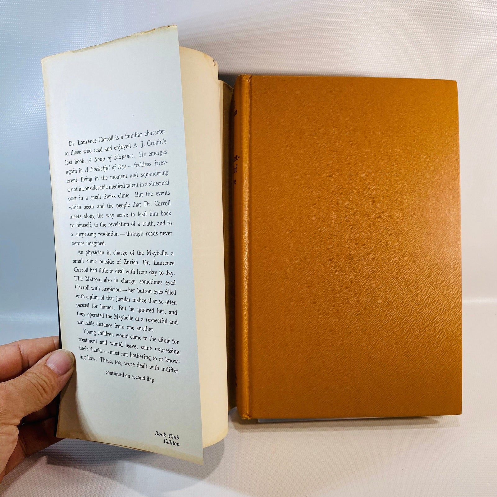 A PocketFul of Rye by A.J. Crown 1969 Vintage Book