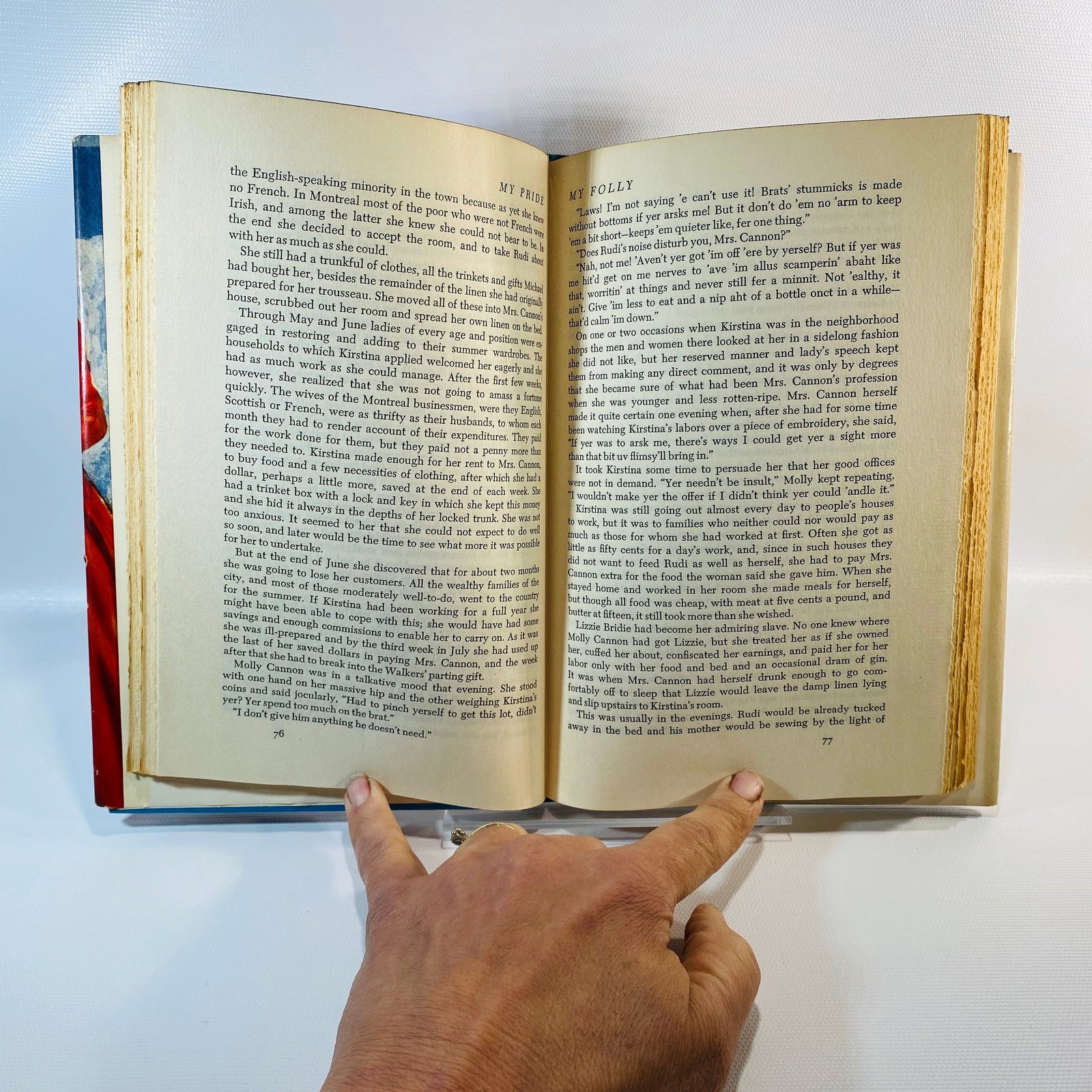 My Pride My Folly by Suzanne Butler 1953 Vintage Book