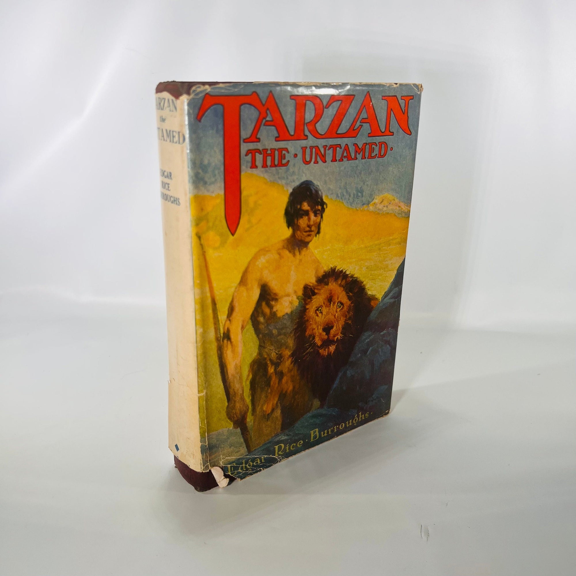 Tarzan the Untamed by Edgar Rice Burroughs 1920 Grosset & Dunlap Vintage Book