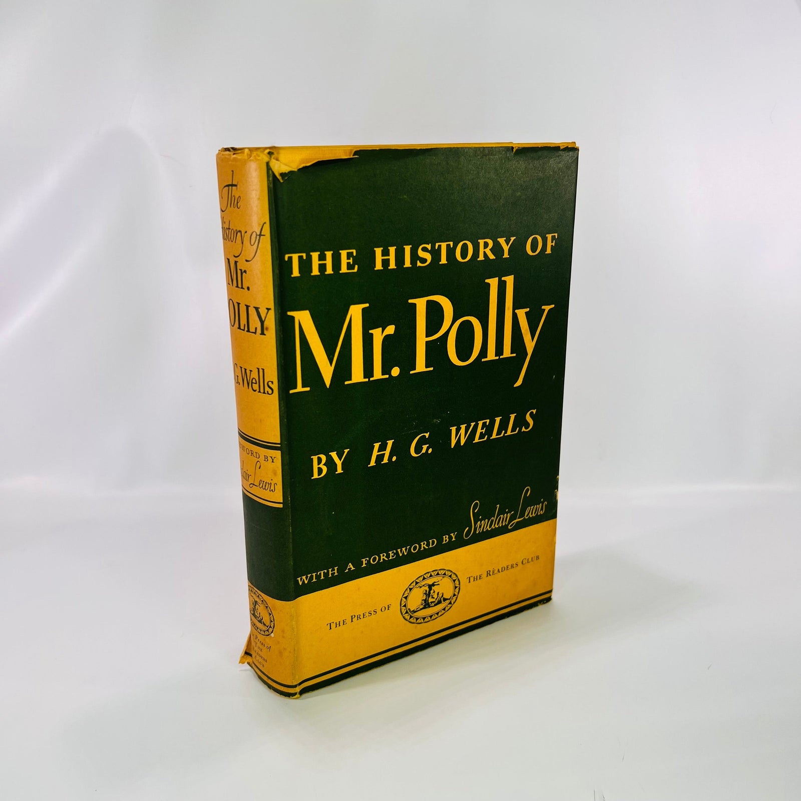 The History of Mr. Polly by H.G.Wells 1941 The Readers Club Vintage Book