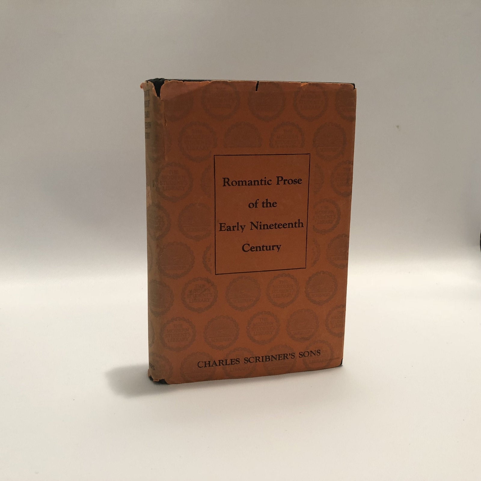 Romantic Prose of the Early Nineteenth Century 1927 Edited by Carl H. Grabo Published by The Modern Students Library Vintage Book