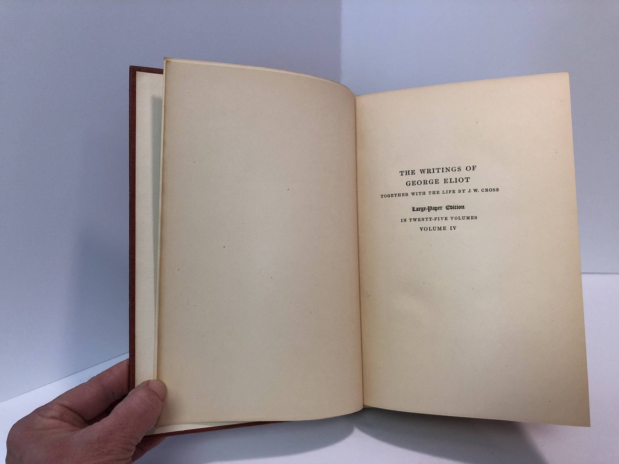 The Writing of George Eliot Adam Bede 1907 A Vintage Book Vintage Book