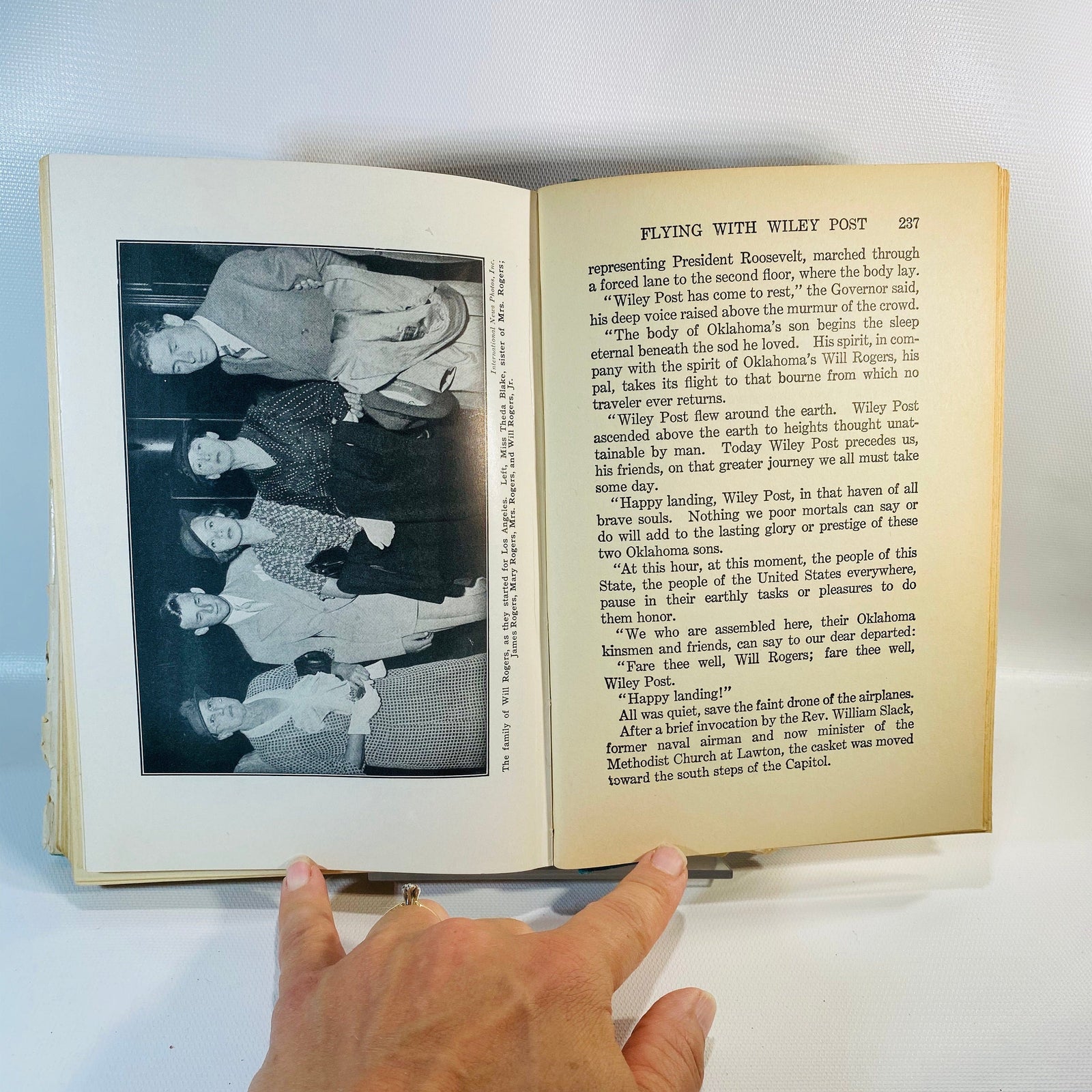 Will Rogers Ambassador of Good Will Prince of Wit & Wisdom by P.J. Thomas 1935 Vintage Book