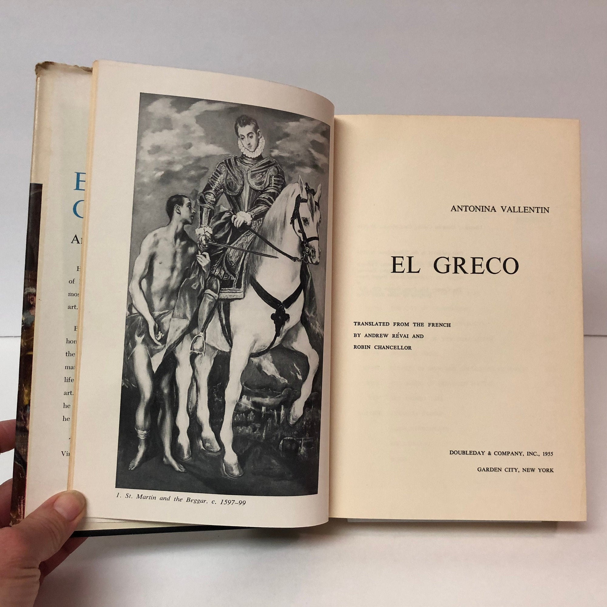 El Greco by Antonia Vallentin 1954 Vintage Book