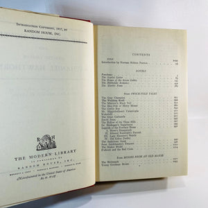 The Complete Novels of Nathaniel Hawthorne A Modern Library Giant 1937 Vintage Book