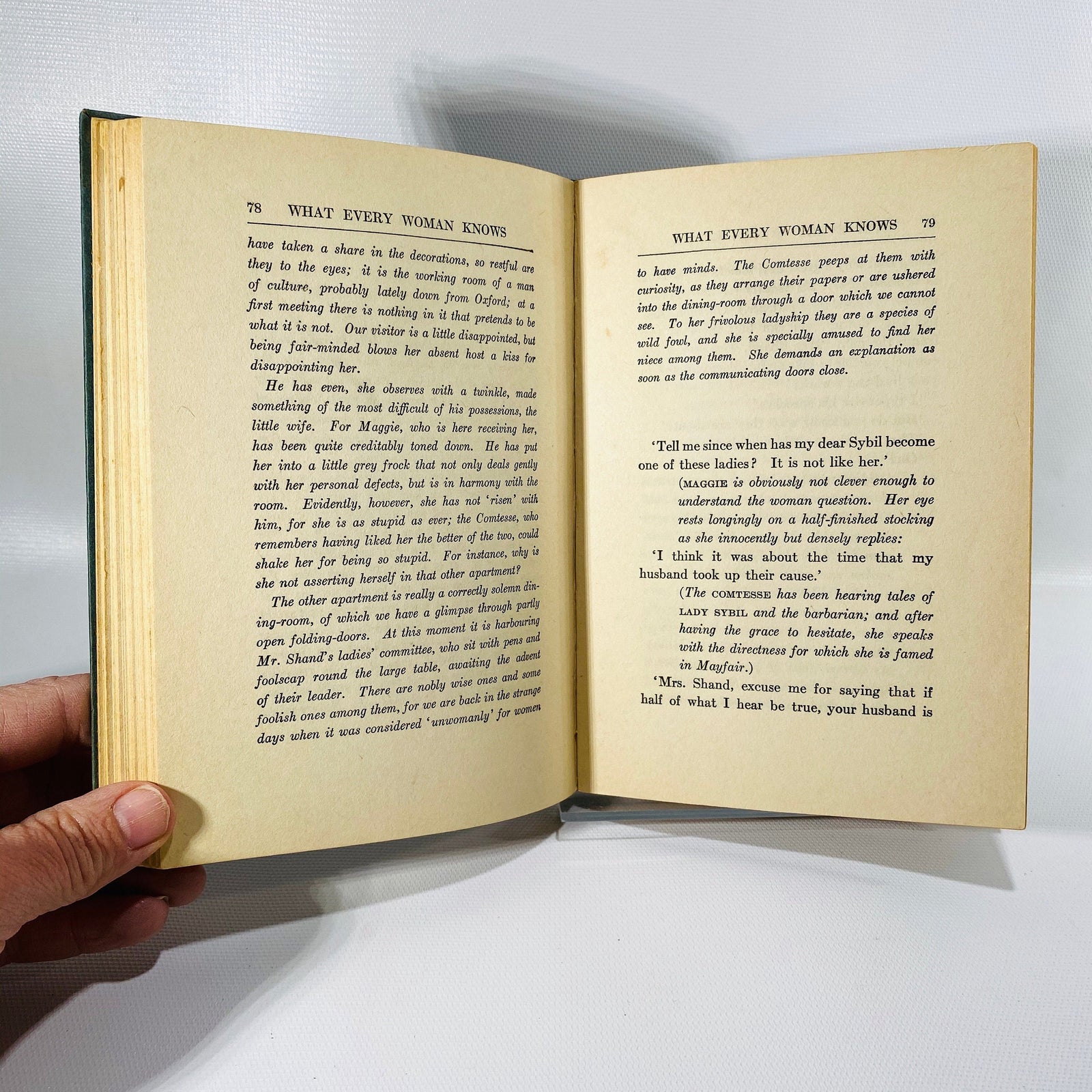 What Every Girl Knows by J.M. Barrie 1929 Vintage Book