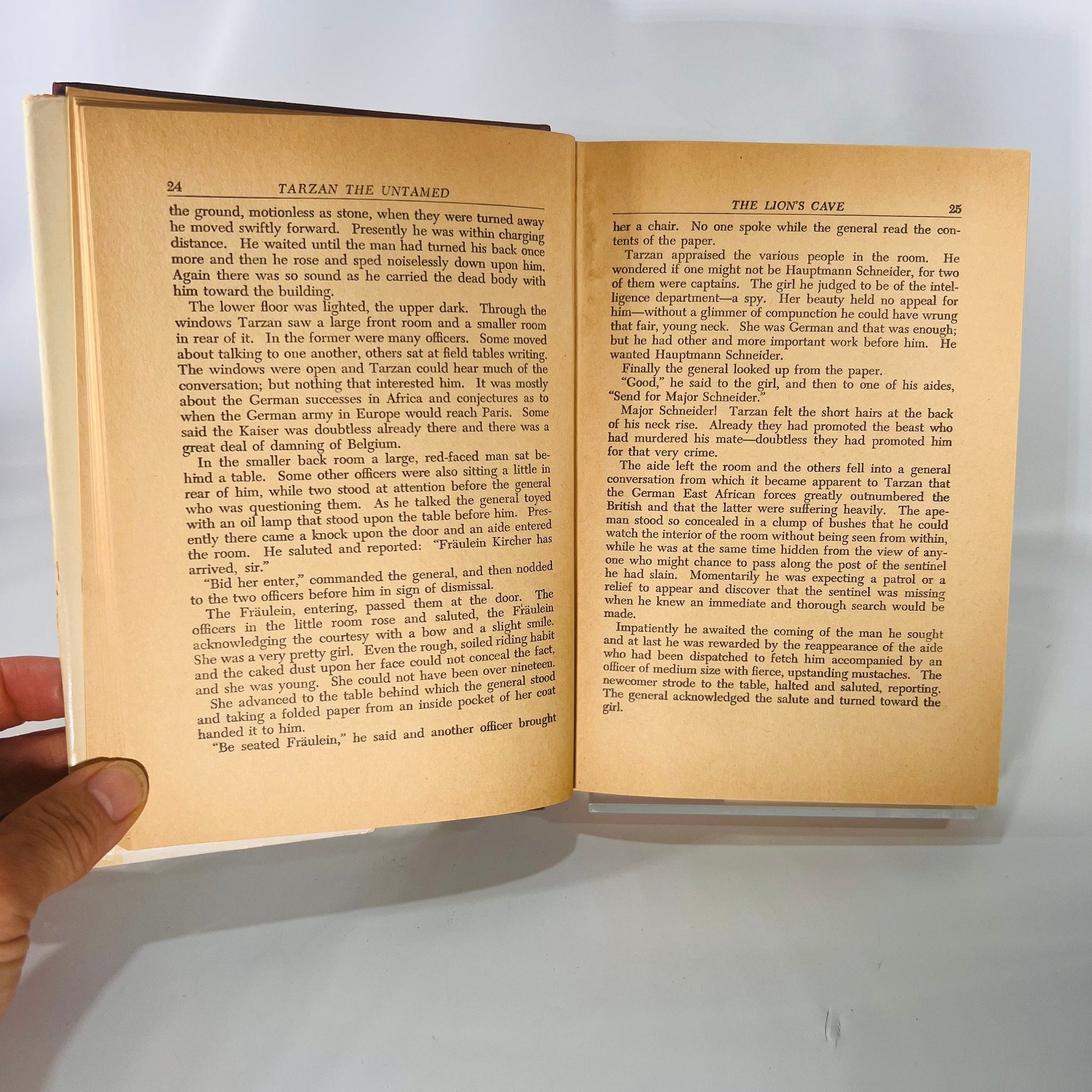 Tarzan the Untamed by Edgar Rice Burroughs 1920 Grosset & Dunlap Vintage Book
