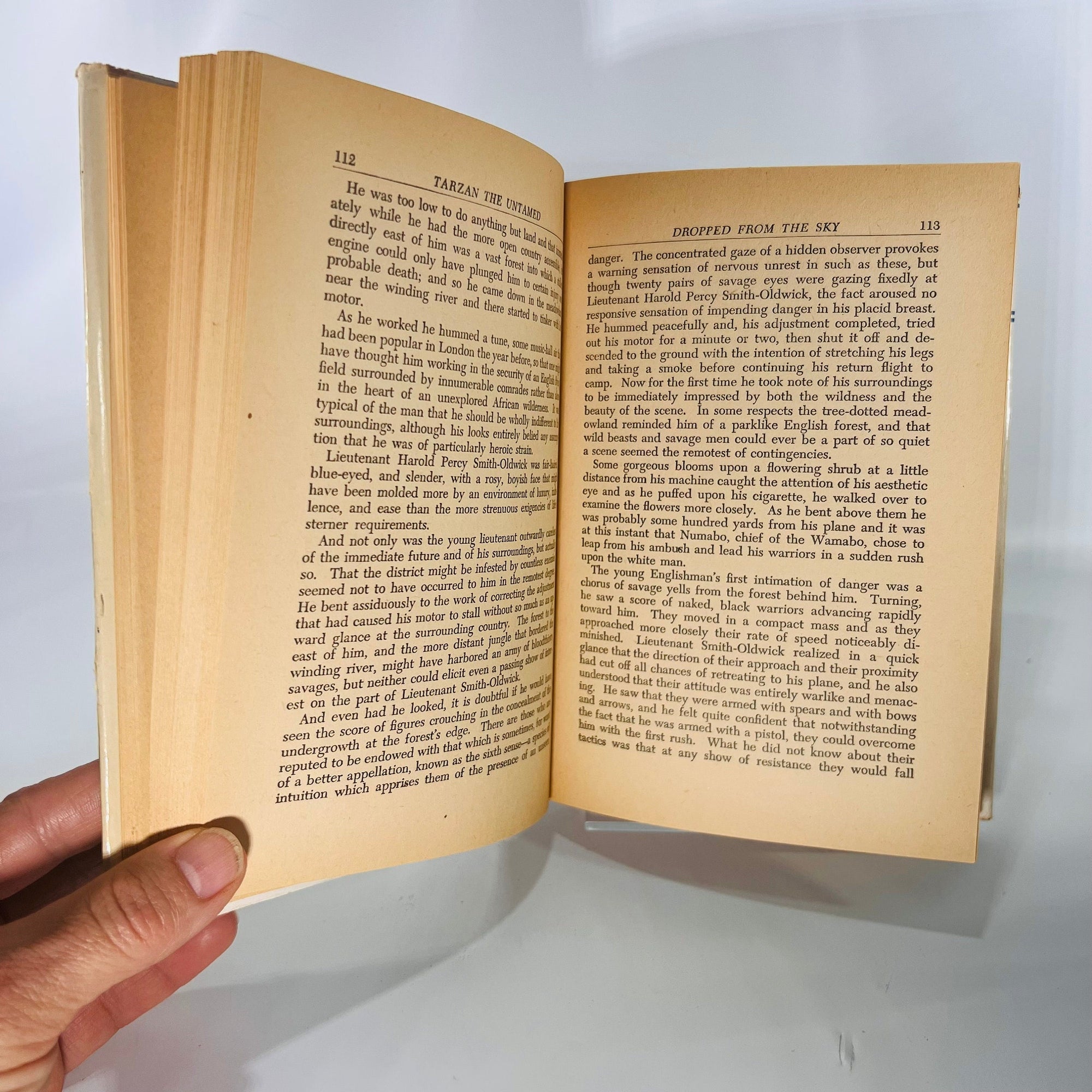 Tarzan the Untamed by Edgar Rice Burroughs 1920 Grosset & Dunlap Vintage Book
