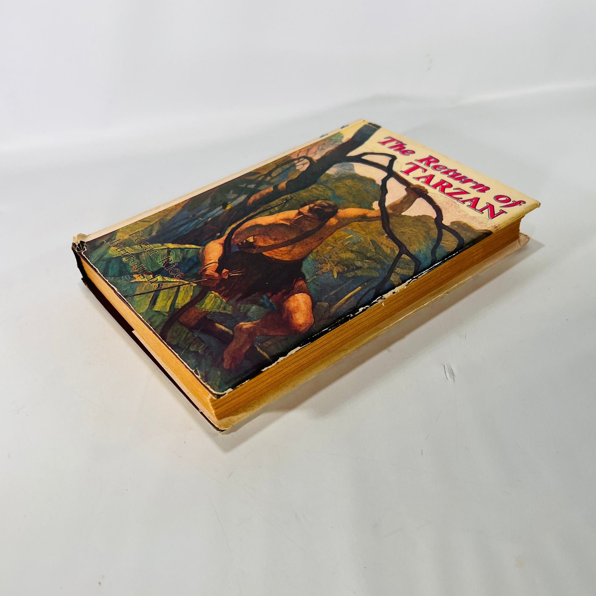 The Return of Tarzan by Edgar Rice Burroughs 1915 Grosset & Dunlap Vintage Book